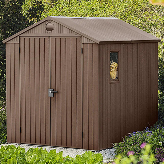 6 Ft. W X 8 Ft. D Apex Outdoor Garden Shed